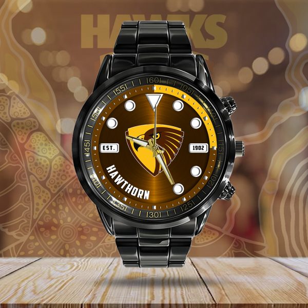 Hawthorn FC Black Stainless Steel Watch - MAITM 7910