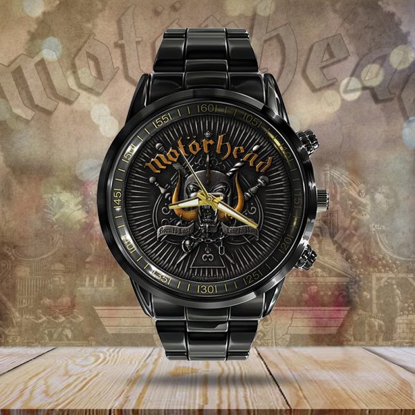 Motörhead Band Black Stainless Steel Watch - MAITM 7639