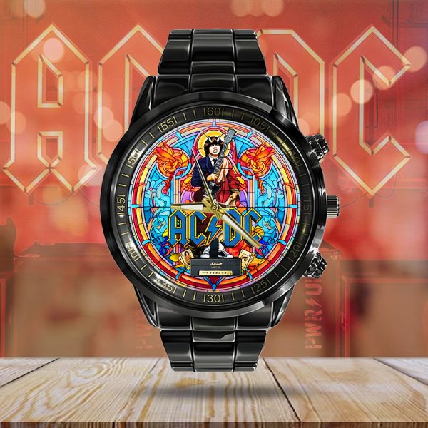 AC/DC Black Stainless Steel Watch - GNE 1005