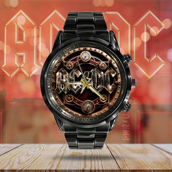 AC/DC Black Stainless Steel Watch - GNE 1083