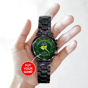 Personalized Masters Tournament x Rolex Black Stainless Steel Watch – MAITM 7632