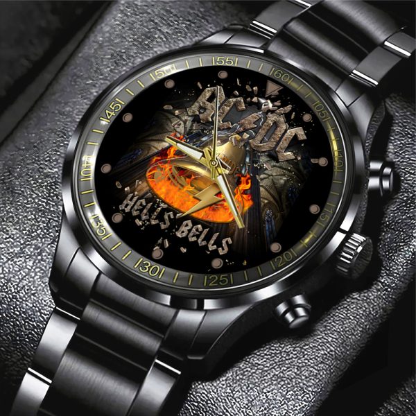 AC/DC Black Stainless Steel Watch - GNE 1089