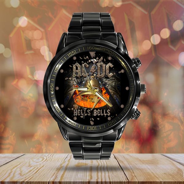 AC/DC Black Stainless Steel Watch - GNE 1089