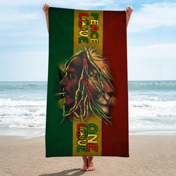 Bob Marley Rectangle Beach Towel - ANHNV 5034