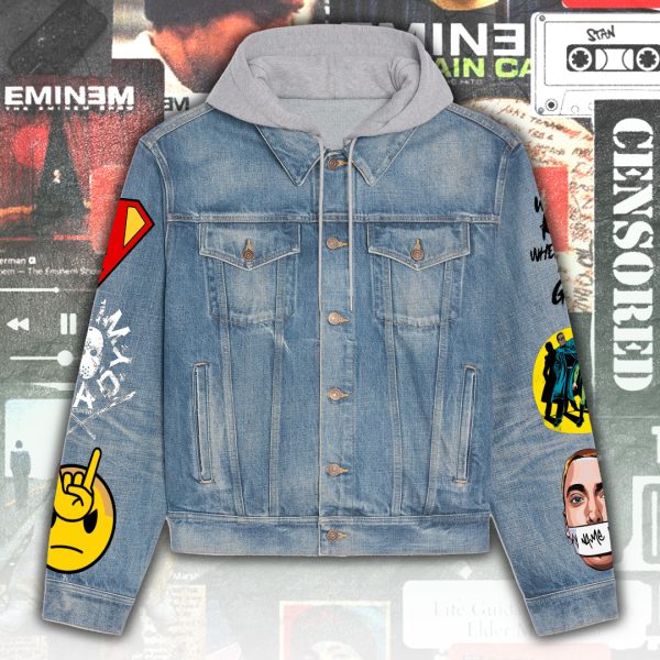 Eminem Women's Denim Hood Jacket - ANHNV 5039