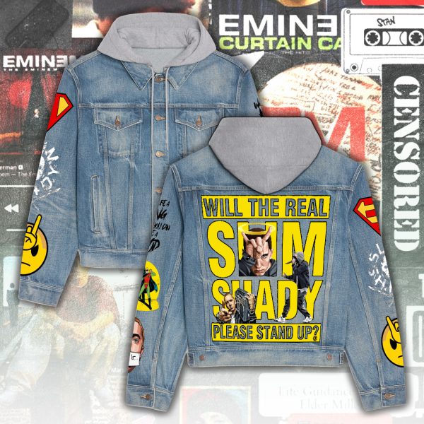 Eminem Women's Denim Hood Jacket - ANHNV 5039