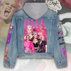 P!nk Women's Denim Hood Jacket - ANHNV 5040