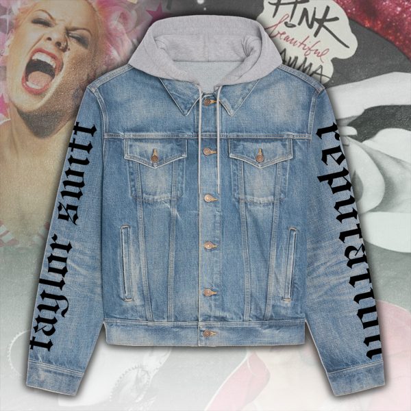 Taylor Swift Women's Denim Hood Jacket - ANHNV 5057