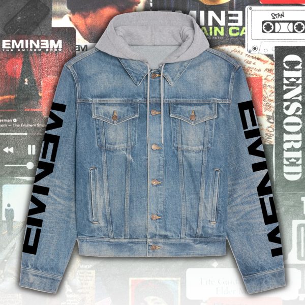 Eminem Women's Denim Hood Jacket - ANHNV 5069