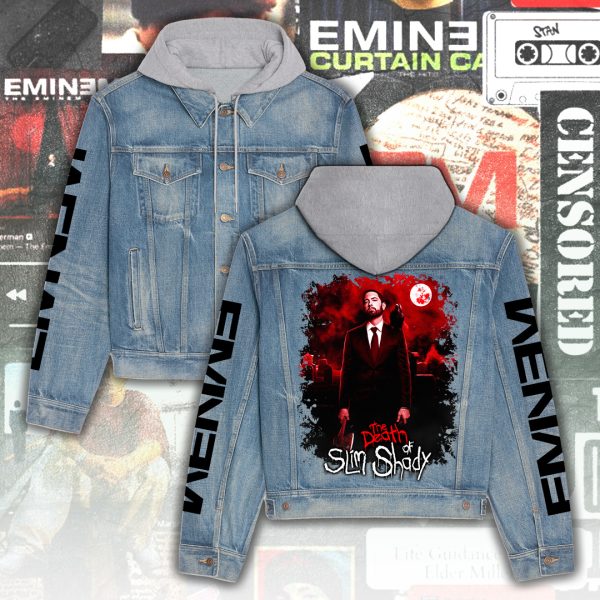 Eminem Women's Denim Hood Jacket - ANHNV 5069