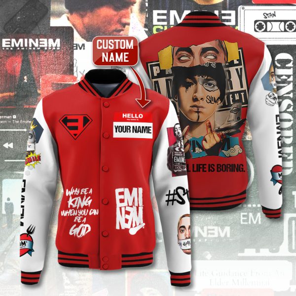 Personalized Eminem Varsity Jacket - ANHNV 5072