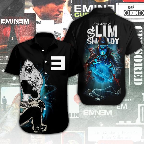 Eminem Short Sleeve Dress Shirt - ANHNV 5079