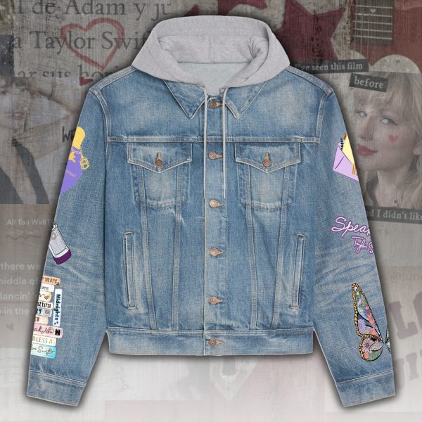 Taylor Swift Women's Denim Hood Jacket - ANHNV 5080