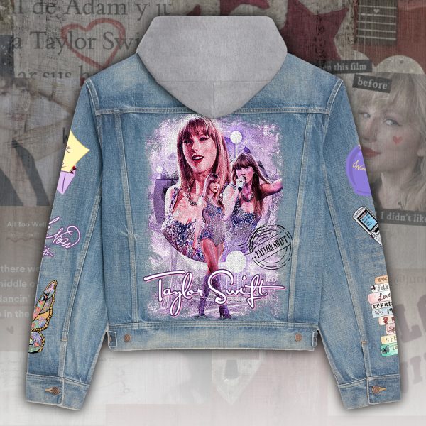 Taylor Swift Women's Denim Hood Jacket - ANHNV 5080