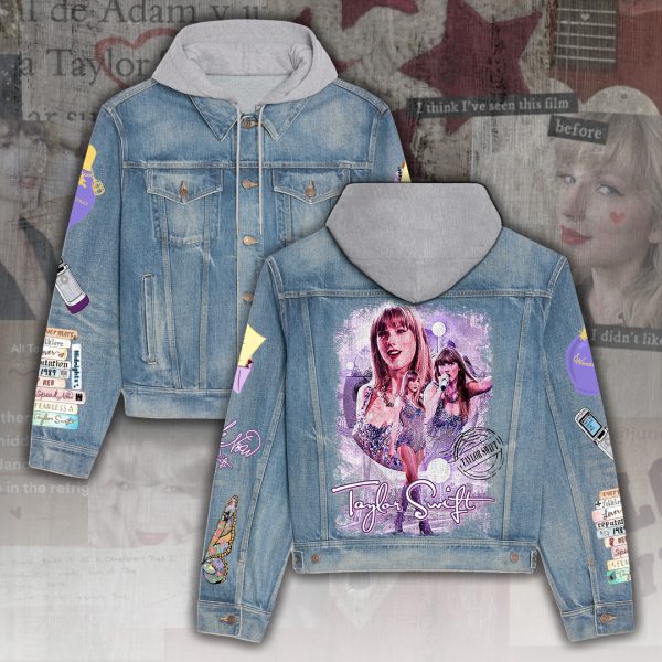 Taylor Swift Women's Denim Hood Jacket - ANHNV 5080