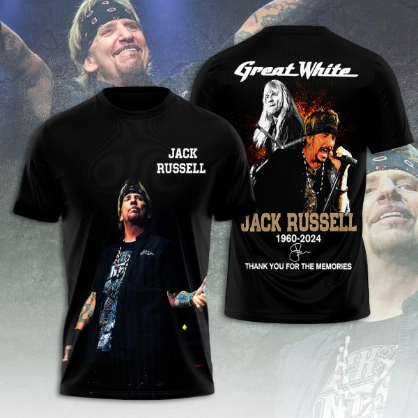 Great White Band x Jack Russell 3D Apparels - ANHNV 5122