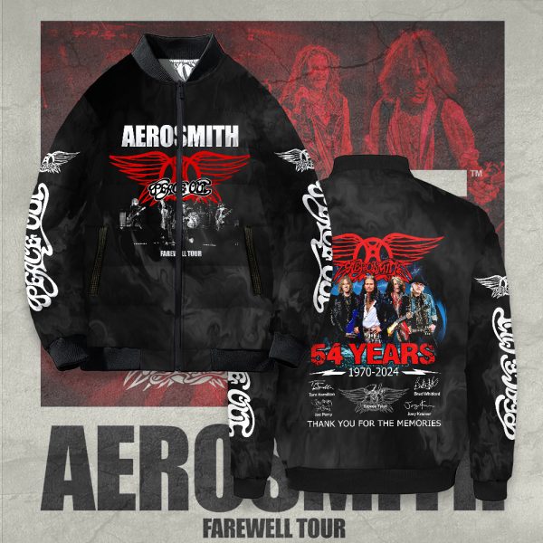 Aerosmith 3D Bomber Puffer Jacket - TANTN 7913