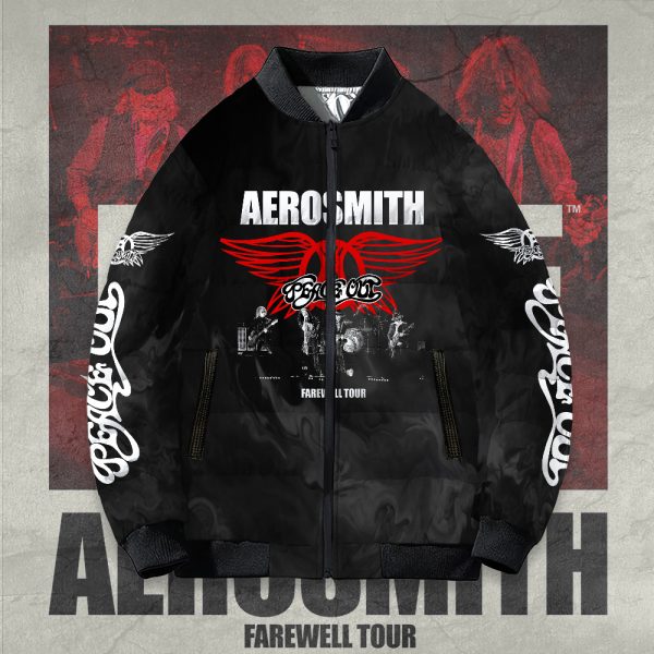 Aerosmith 3D Bomber Puffer Jacket - TANTN 7913