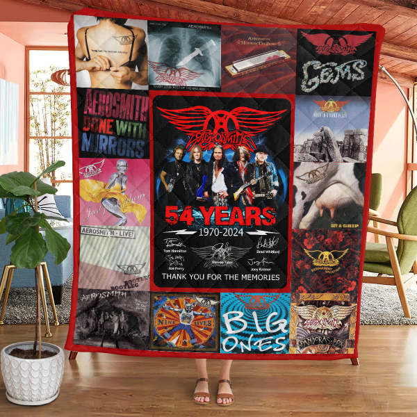 Aerosmith Quilt Blanket - HOATT 5840