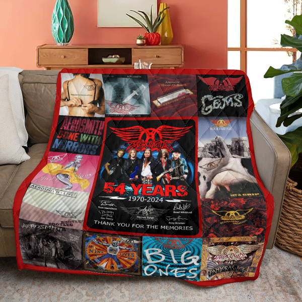 Aerosmith Quilt Blanket - HOATT 5840