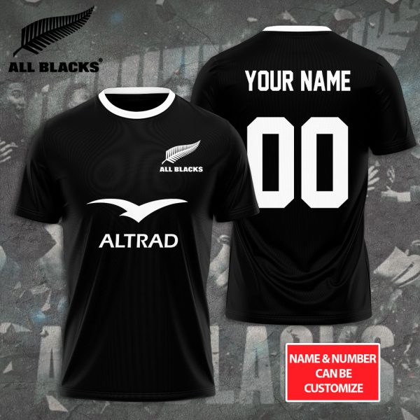 Personalized New Zealand National Rugby Union Team All Blacks 3D Apparel - TANTN 7631