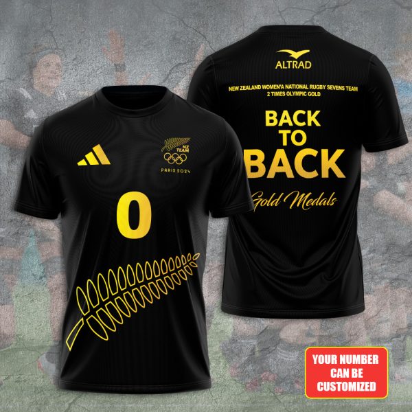 Personalized New Zealand Women's National Rugby Union Team Black Ferns 3D Apparel – TANTN 7644