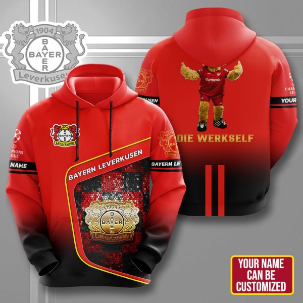 Personalized Bayer Leverkusen 3D Apparel – HUNGVV 7024