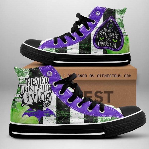 Beetlejuice High Top Canvas Shoes - VANDH 3344