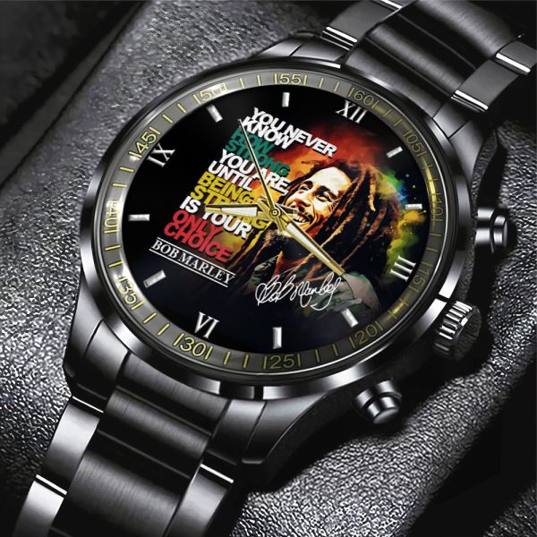 Bob Marley Black Stainless Steel Watch - HOATT 5853