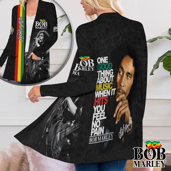 Bob Marley Women's Patch Pocket Cardigan - HOATT 5866