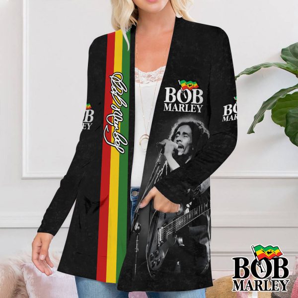 Bob Marley Women's Patch Pocket Cardigan - HOATT 5866