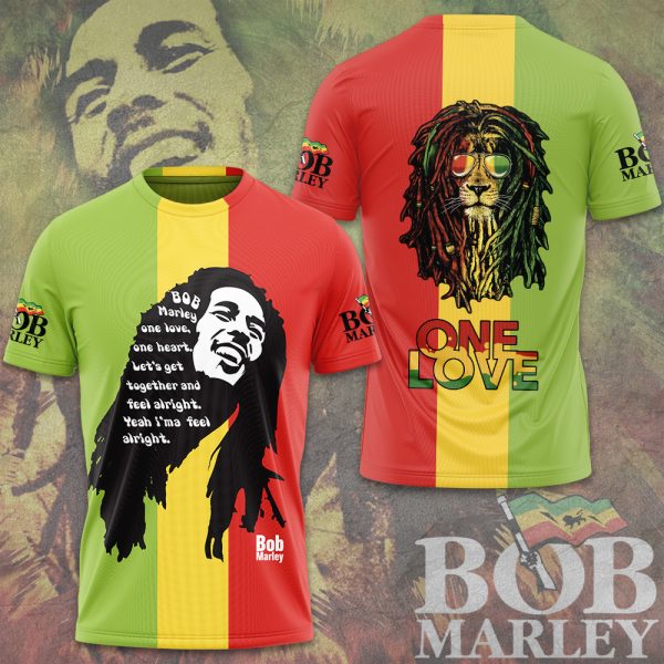 Bob Marley 3D Apparels - HOATT 5872