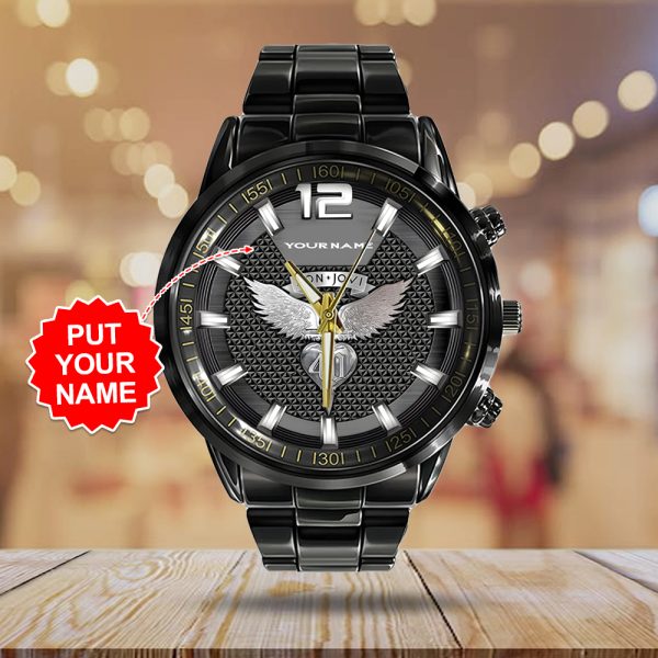 Personalized Bon Jovi Black Stainless Steel Watch - TANTN 7852