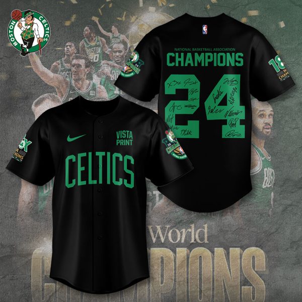 Boston Celtics Baseball Jersey - TANTN 7696