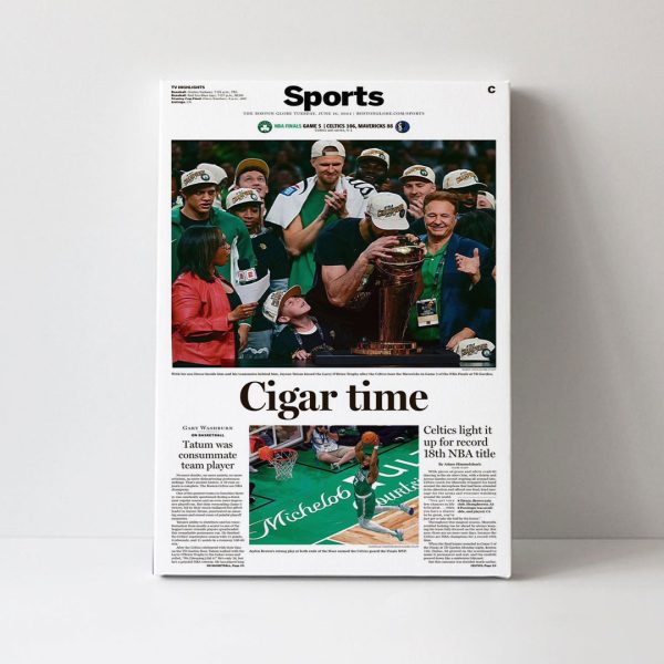 Boston Celtics Canvas - TANTN 7695