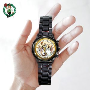 Boston Celtics Black Stainless Steel Watch - TANTN 7691