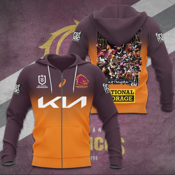 Brisbane Broncos 3D Apparel - TANTN 7937