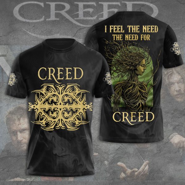 Creed Band 3D Apparels - TANTN 7885