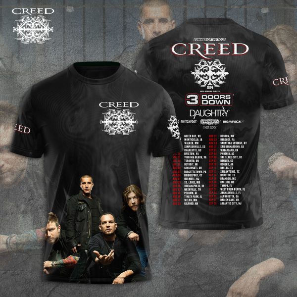 Creed Band 3D Apparels - TANTN 7707