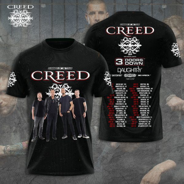 Creed Band 3D Apparels - TANTN 7709