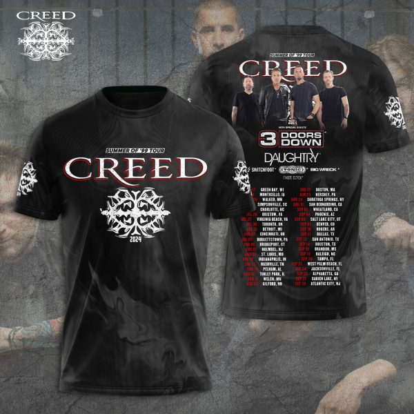 Creed Band 3D Apparels - TANTN 7712