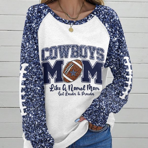 Dallas Cowboys Round Neck Raglan Sleeve Sweatshirt – MAITM 7875