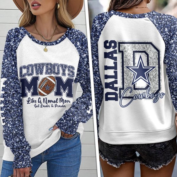 Dallas Cowboys Round Neck Raglan Sleeve Sweatshirt – MAITM 7875