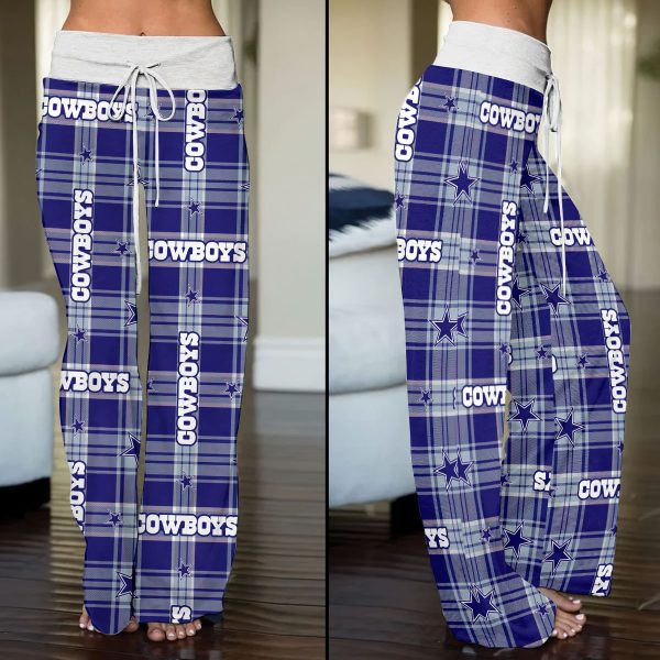 Dallas Cowboys High-Waisted Straight-Leg Trousers - VANDH 3260