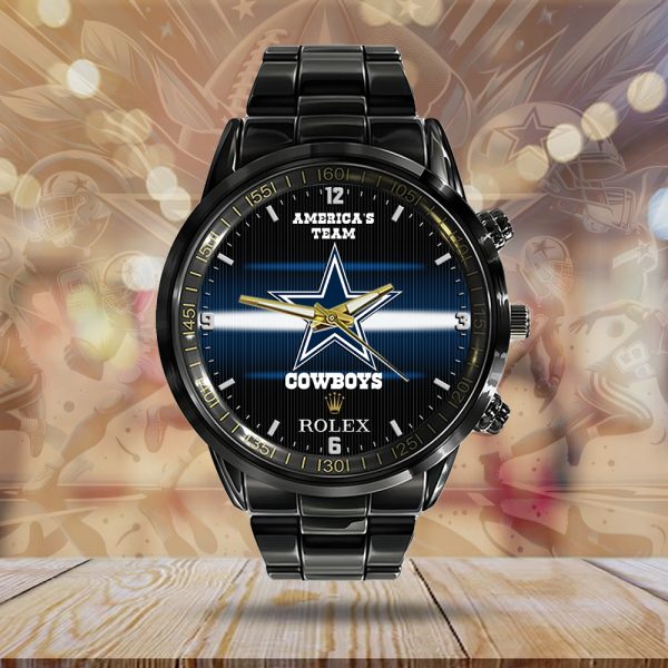 Dallas Cowboys x Rolex Black Stainless Steel Watch - MAITM 7749