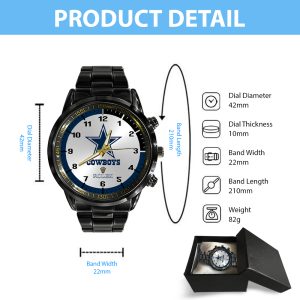 Dallas Cowboys x Rolex Black Stainless Steel Watch - MAITM 7752