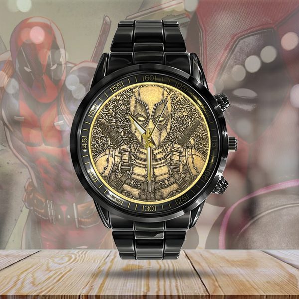 Deadpool Black Stainless Steel Watch - MAITM 7574