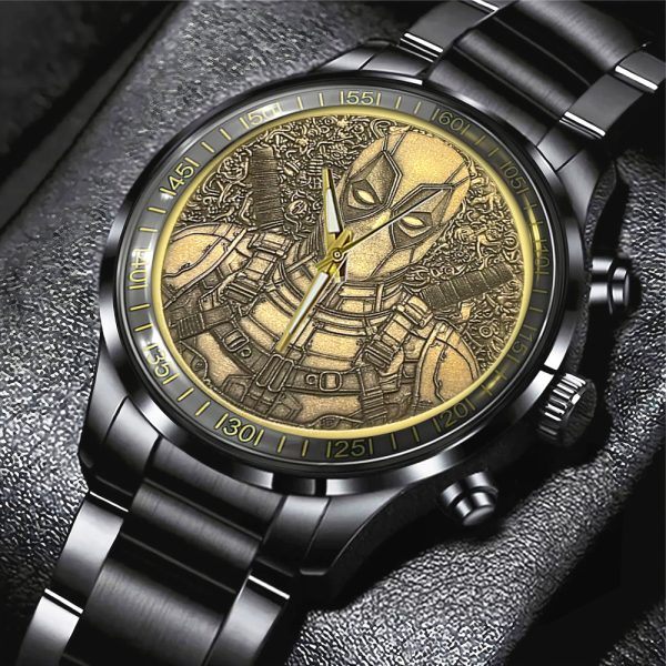 Deadpool Black Stainless Steel Watch - MAITM 7574