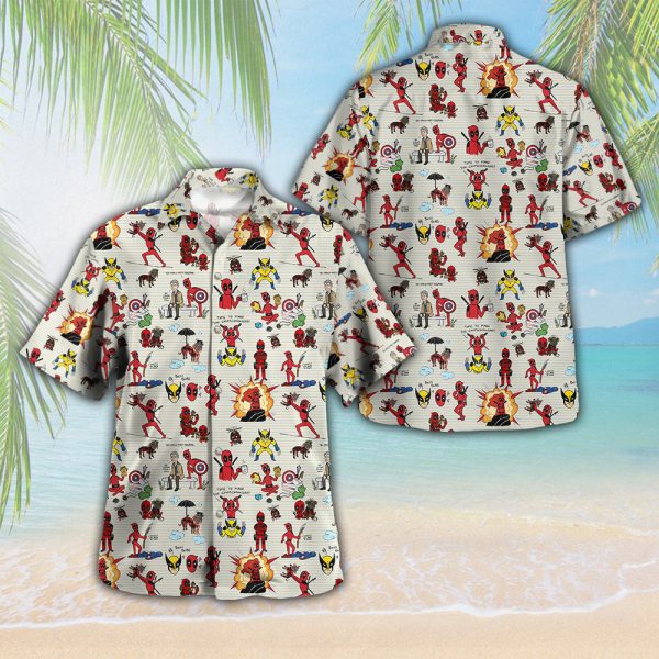 Deadpool x Wolverine 3D Hawaii Shirt - MAITM 7575