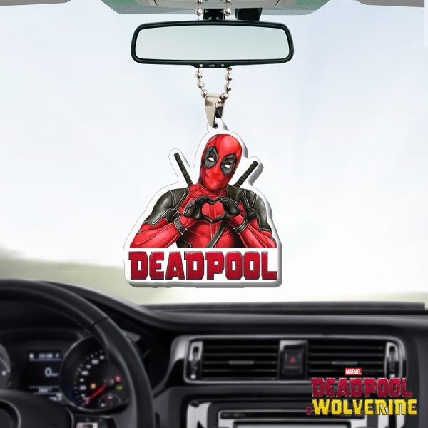 Deadpool x Wolverine Custom shape Clear 1-sided Acrylic Car Ornament - HOATT 5753